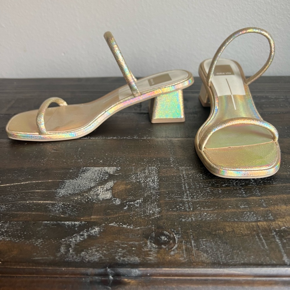 Dolce vita - gold sandals- size 8